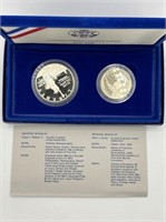 Proof Set of US Liberty Coins 1986 Ellis Island