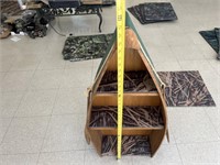 Boat Shelf with Paddles