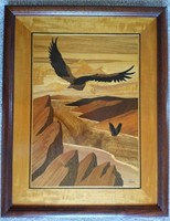 "Soaring Eagles" -Hudson River Inlay