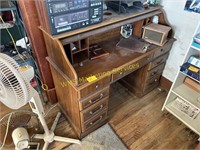 Roll Top Desk, Stereo & Contents
