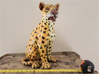 \"Porcelain \" Leopard Made in Italy, signed. Very