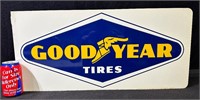 1960's NOS DST Good Year Tires Flange Sign