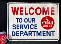 SST NOS Kendall Motor Oil Sign