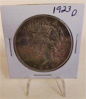 1923 D Silver Peace Dollar