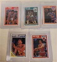 Five Assorted Basketball Cards