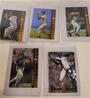 Five Assorted Baseball Cards
