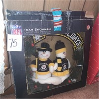 Pittsburgh Steelers Christmas wreath