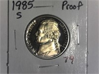 1985-S Proof Jefferson Nickel