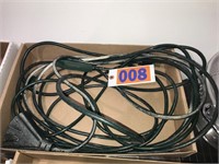 (2) green ext cords