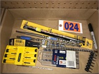 Box of asst size drill bits