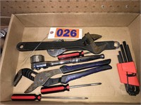 Box of asst hand tools