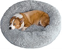 Small Dog Bed with Raised Rim