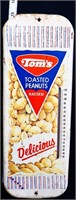 Vintage Toms Toasted Peanuts adv thermometer