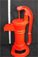 Red cast iron pitcher pump