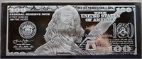 4 troy oz silver $100 note