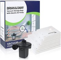 BRIAN & DANY Vacuum Storage Bags w/ Electric Pump