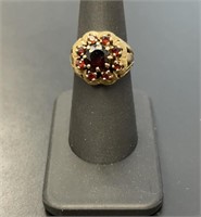 14 KT Garnet Ring