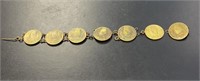 Middle Eastern Coin Bracelet