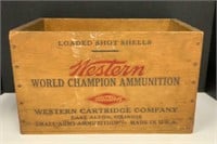 Vintage Western Ammo Crate