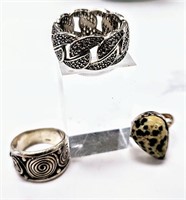 STERLING SILVER LADIES RINGS