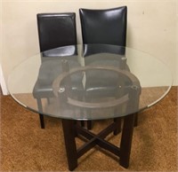 Glass Top Breakfast Table & Chairs