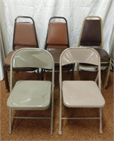 (6) Banquet Chairs & (2) Folding Chairs