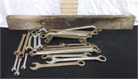Assorted Wrenches & Level