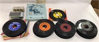 (94) 45rpm Records & Cassette Tapes