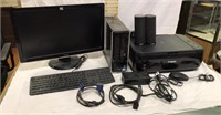 Dell PC, Monitor, Keyboard, Scanner