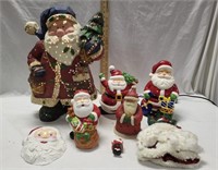 Santa Figure & Cookie Jars