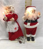 Lighted & Animated Mr. & Mrs. Santa
