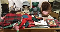 Baskets, Tablecloths, Stuffed Animals