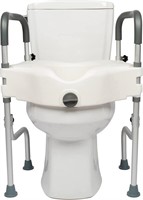 Raised Toilet Seat, Elevated Toilet Seat Riser wi