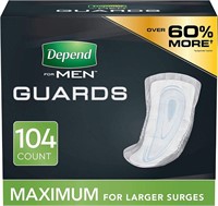 Depend Incontinence Guards/Incontinence Pads for