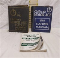 1952 & 1958 Chilton's Motor Age Manuals,