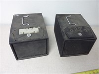 PAIR OF SMALL SAFES