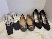 Group of women's shoes sizes 7.5 8.5 and 8 from
