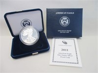 2011-W PROOF SILVER AMERICAN EAGLE $1 DOLLAR