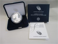 2015-W PROOF SILVER AMERICAN EAGLE $1 DOLLAR