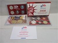 2008 SILVER PROOF PRESIDENTIAL & STATE QUARTERS