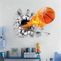 U-Shark® 3D Self-Adhesive Basketball Decal