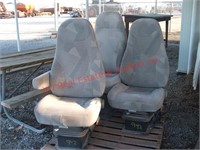 3) AIR RIDE SEATS FOR SEMI TRUCK