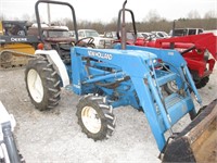 112-FORD 1715 WITH NEW HOLLAND LOADER 7018