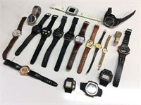 ASSORTED MEN’S WATCH GROUP, TIMEX, PAUL