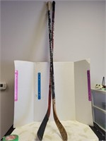 Signed hockey stick plus one