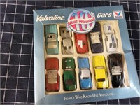 Byron 7 10 car pack Valvoline Toy Cars 1x9x9"