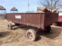 Gaines 1913 cobey Steel wagon w/sides on 6 ton gea