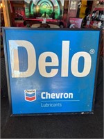 4ft x 4ft Delo Chevron Commercial Sign Box