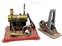 Vintage Mamod England Steam Engine and Wilesco