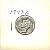 1942-P Mercury Dime